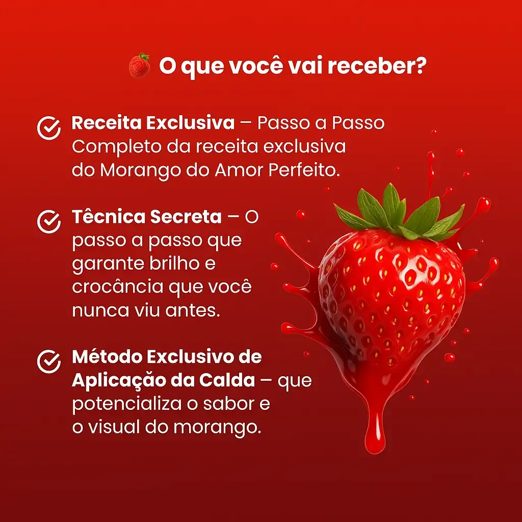 O que você vai receber